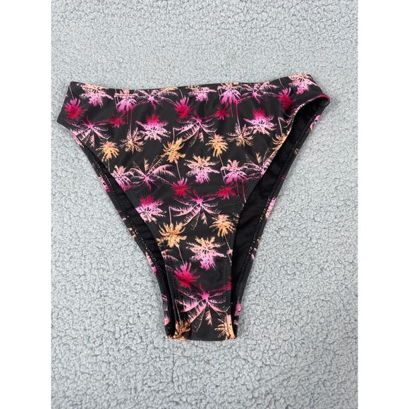 LA LA Swim Palm Tree Print Bikini Top & Bottom Size M - Picture 3 of 12